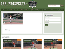 Tablet Screenshot of csrprospects.com